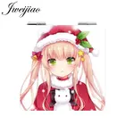 JWEIJIAO квадратное зеркало для макияжа из белой искусственной кожи с фотографией красивой девушки, увеличение 1X2X, складное карманное зеркало, зеркало