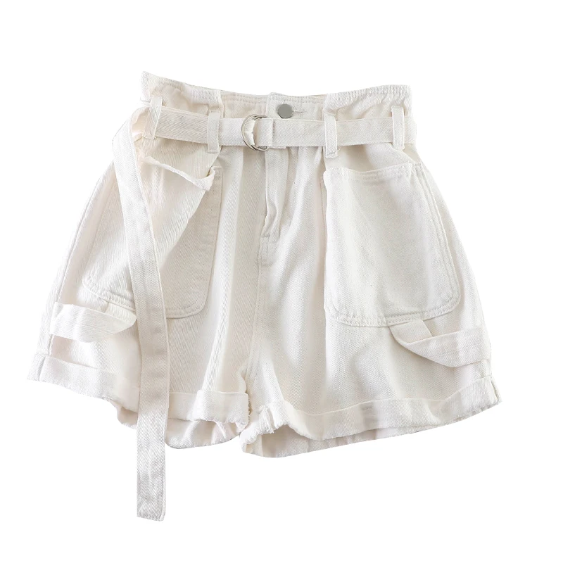 2019 новые модные женские шорты повседневные ретро тонкие джинсовые с карманами и