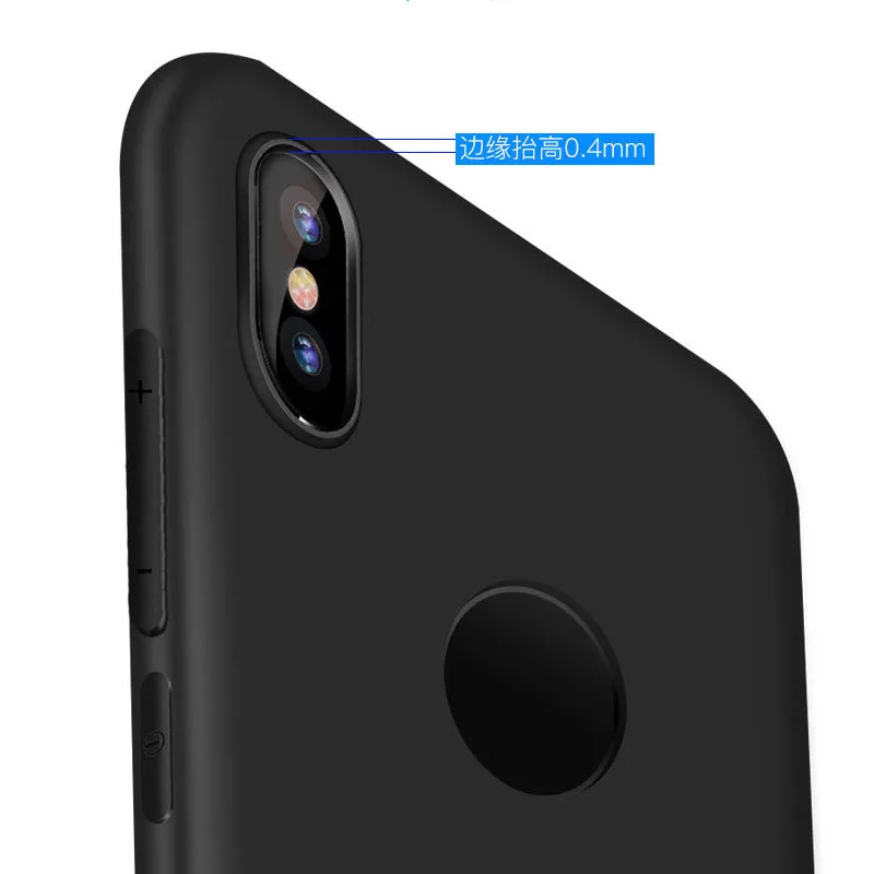 Чехол для Xiaomi Redmi 6 Pro прозрачный ТПУ и матовый мягкий чехол Note 6A задняя крышка