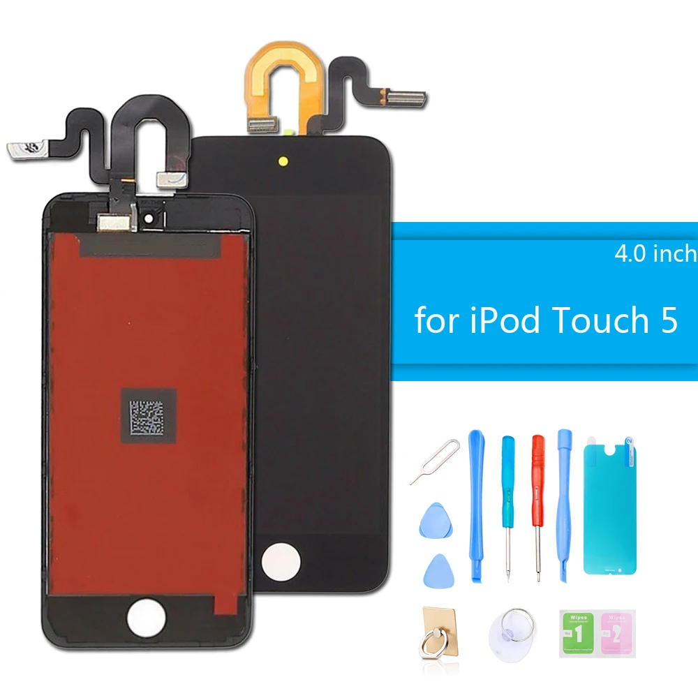 Роскошный комплект ЖК дисплей для Apple iPod Touch 5 5th Gen сенсорный экран дигитайзер