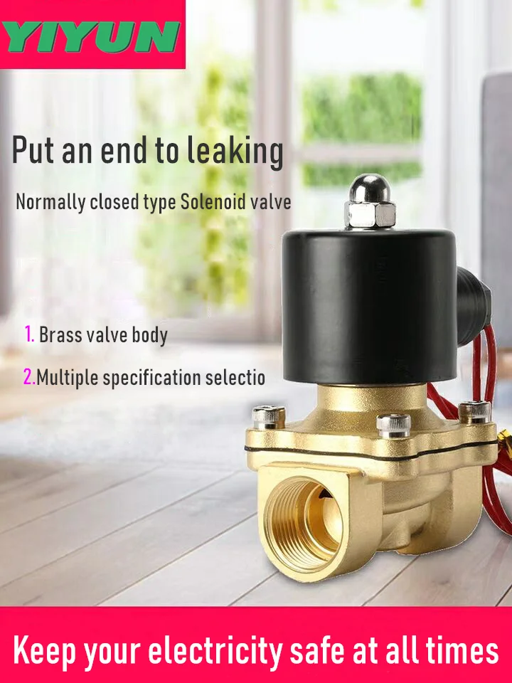 

YIYUN Solenoid valve Water valve Control valve Electrically operated water valve 2V160-15 2V200-20 2V250-25 2V350-35 2V400-40