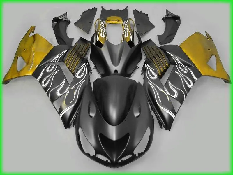 Литьевая форма обтекатель комплект для KAWASAKI Ninja ZX14R 06 07 08 11 ZX 14R 2006 2007 2011 ABS золотые