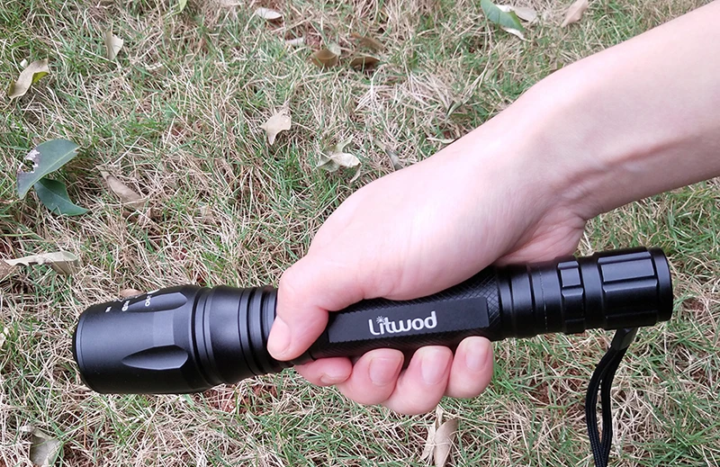 Тактический светодиодный фонарь Litwod Z20V5 CREE XHP50, 8000 лм, масштабируемый, мощный, 2x18650, аккумулятор, мощный, фонарик для охоты