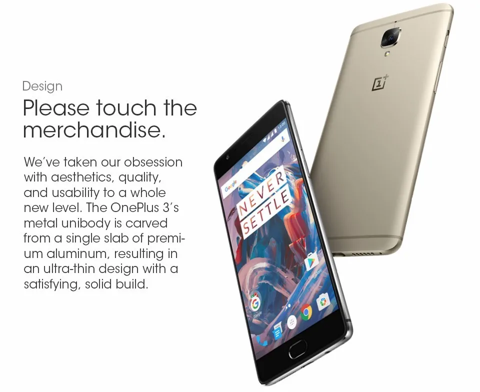 Смартфон Oneplus 3, 6 ГБ ОЗУ, 64 Гб ПЗУ, мобильный телефон Snapdragon 820, четыре ядра, 5,5 дюймов, Android, сканер отпечатков пальцев, 4G
