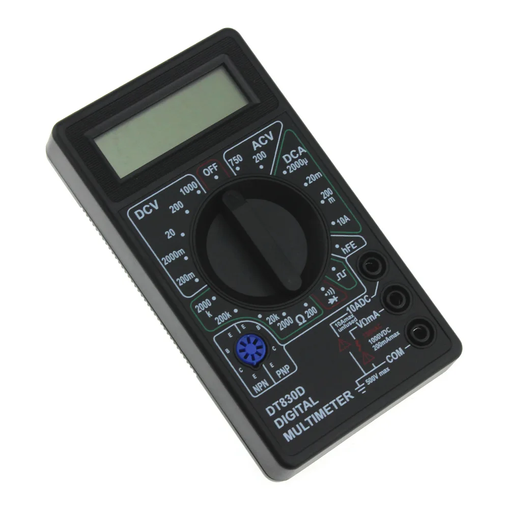 NOVFIX DT 830D мини цифровой мультиметр Напряжение Ампер Ом тестер 1999 отсчетов AC/DC