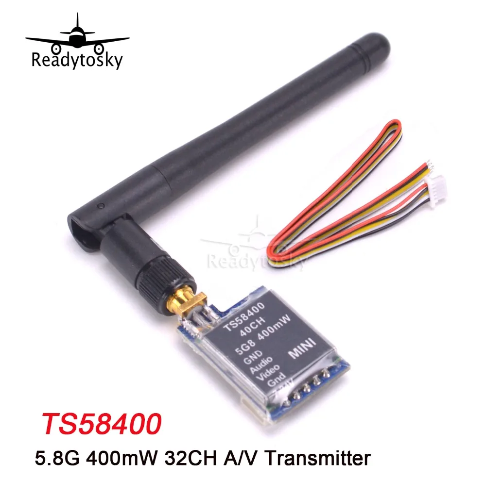 Высококачественный беспроводной мини излучатель TS58400 5 8G 400mW 40CH av передатчик