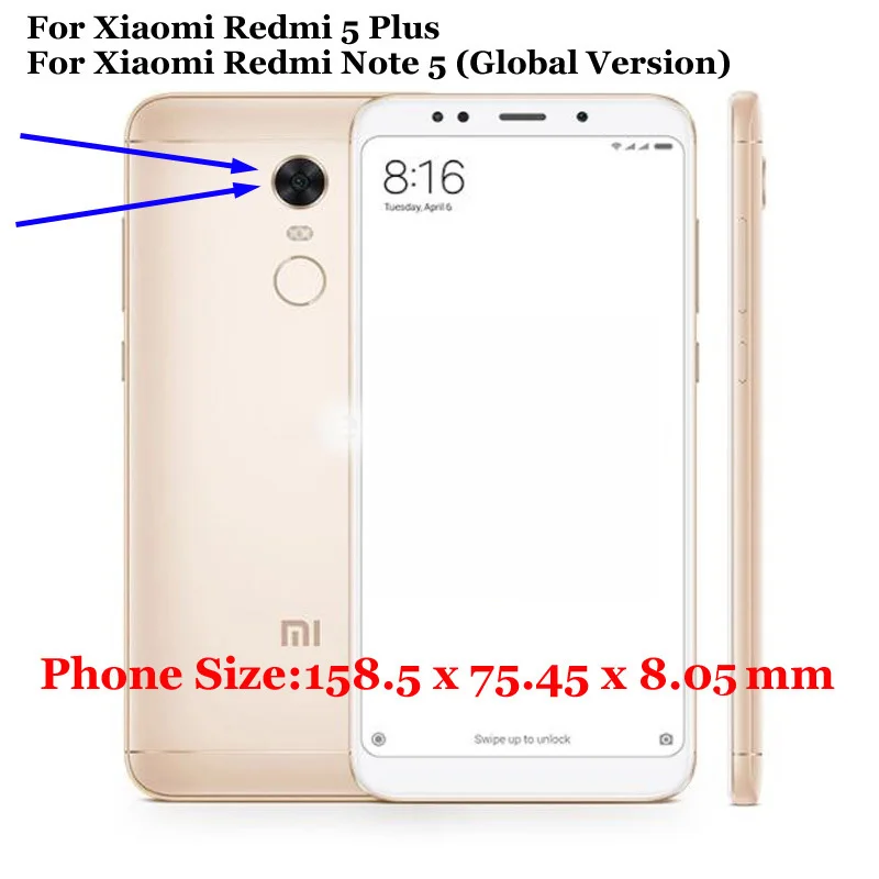 Для Xiaomi Redmi 5 Plus/Note Note5 Global 5D полное покрытие закаленное стекло Защита экрана