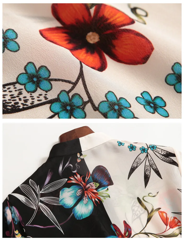 Женские рубашки высокого качества из 100% шелка европейский бренд новинка 2019 с