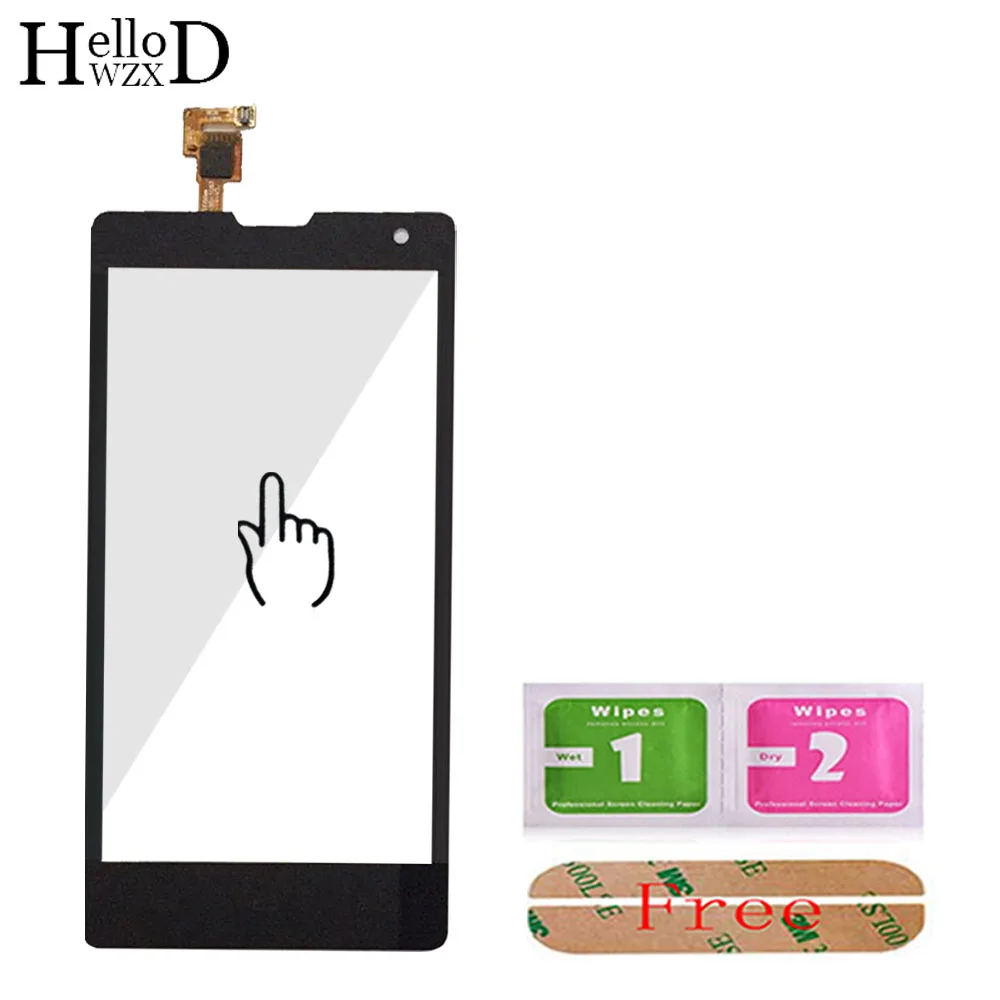 5,0 ''сенсорный экран Стекло для Huawei Honor 3C H30 G740 Сенсорный экран Стекло планшета Панель сенсорный экран фронтальное стекло объектива Сенсор+ клей