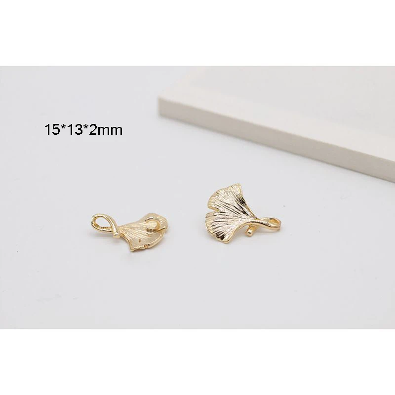 10 Серьги с покрытием из чистой меди, 18K украшения из настоящего золота, сделай сам, серьги, аксессуары, браслет, ожерелье, ювелирное изделие, кулон - Цвет: 10