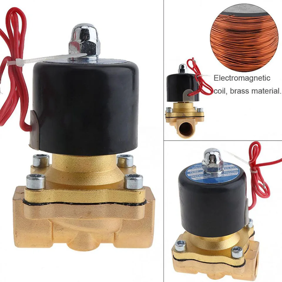 Электромагнетый клан силеноид 019 Новый 1/4 " 1/8" 1/2 3/4" 1 2" AC220V DC12V/24 V