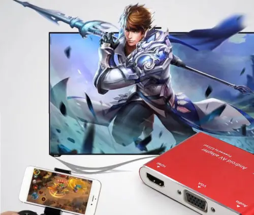 3в1 телефон к телевизору VGA проектор видео конвертер hdmi AV адаптер для iPhone X 5 6 7 8 Plus