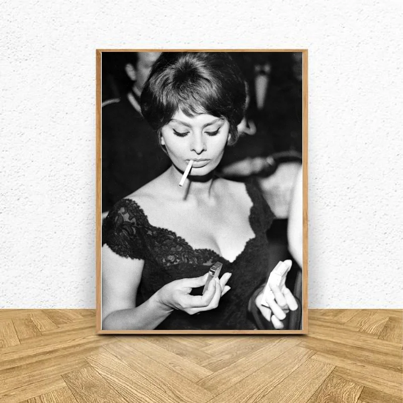 SOPHIA LOREN Movie star Art Silk Poster Painting Living Room Home Decor | Дом и сад