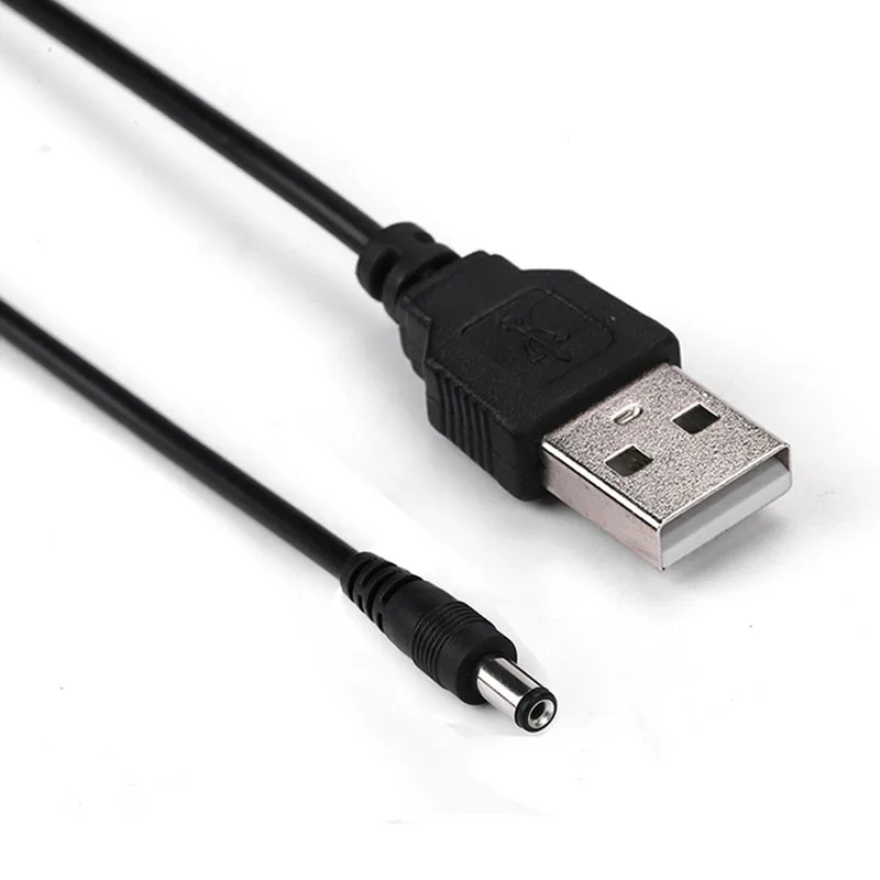 Акция 1 м USB порт для 5 5X2 мм 3 5x1 35 В DC баррель разъем кабеля питания|Кабели передачи