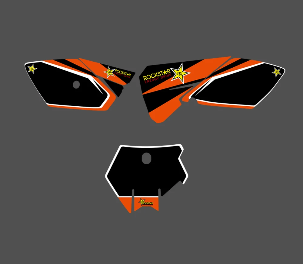 H2CNC GRAPHICS &amp BACKGROUND DECAL STICKER Kits Fit for KTM SX 85 SX85 2006 2007 2008 2009 2010 2011 2012 | Автомобили и