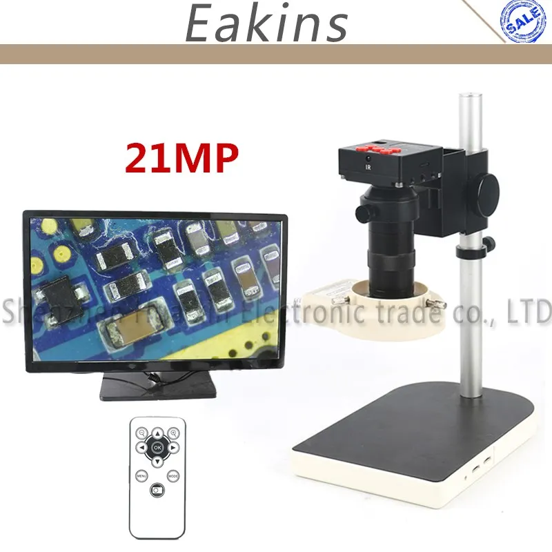 1080 P 21MP HD HDMI ir пульт дистанционного управления цифровой микроскоп с камерой финиш