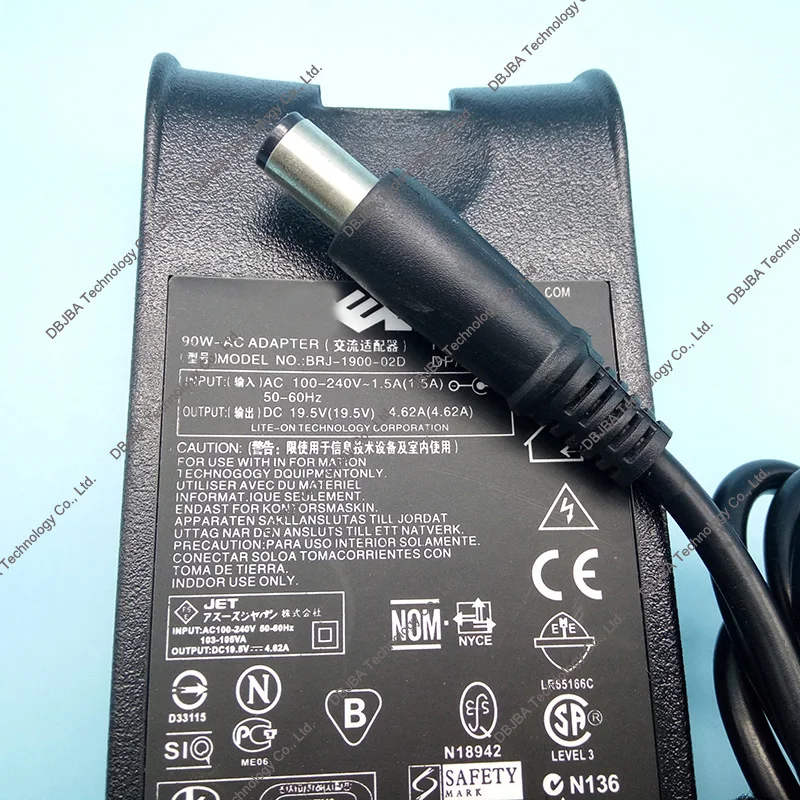 7 4*5 0 мм 19.5V4.62A 90 Вт адаптер переменного тока для ноутбука DELL PA-3E модель зарядное