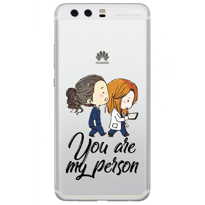 Чехол с надписью "You're My Person", мягкий ТПУ чехол для телефона, чехол для huawei P8 P9 P10 P20 Mate10 20Pro Lite