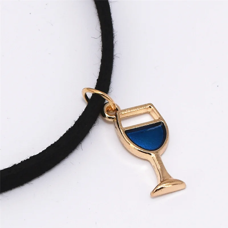 Горячая Распродажа модный ложный бокал для бокалов вина синий красный зеленый