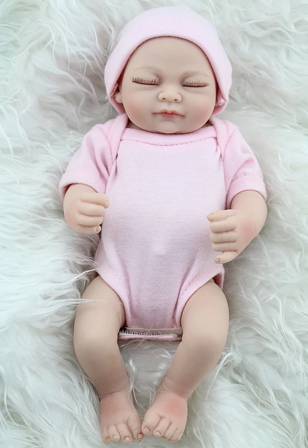 10 дюймов 28 см полный Силиконовый Reborn Baby куклы живые реалистичные настоящие куклы мини Реалистичная для малышей и новорожденных Игрушки для девочек подарок на день рождения