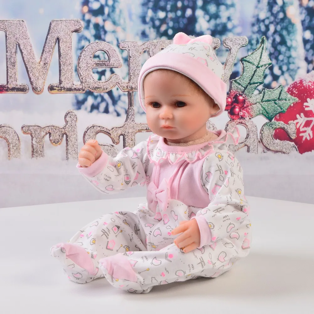 17 дюймов куклы Одежда для девочек костюм Reborn Baby Комбинезоны кукол выглядит как
