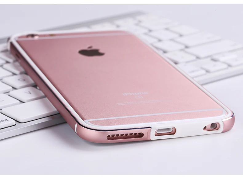 CAPSSICUM 6S бампер чехол для iPhone 6 6S плюс мягкий ТПУ+ жесткий алюминиевый оправа из металлического сплава Роскошный Высокое качество Мода 6splus