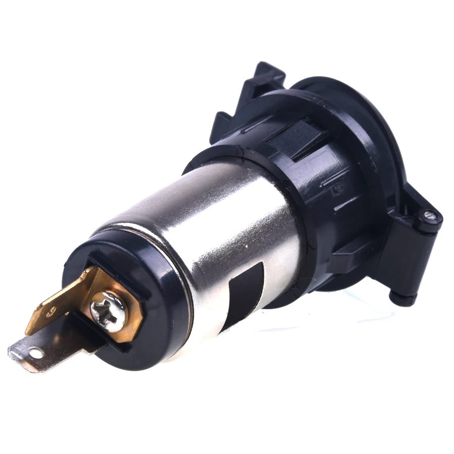 Металлическая розетка для прикуривателя 12 В 24 120 Вт|cigarette lighter female|car outlet12v car socket