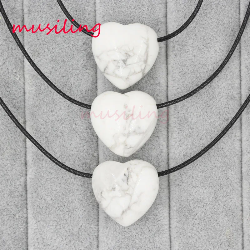 Розничная продажа ювелирных изделий сердце кулон ожерелье цепь натуральный