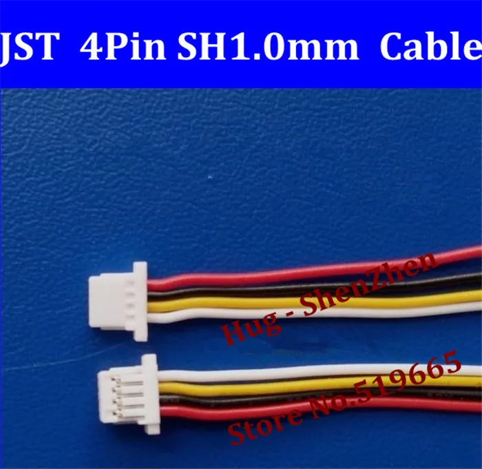 30 шт. 4 контактный разъем Micro JST SH 1 0 мм с проводом jst 100 мм|connector with wire|connector 4pinconnector |