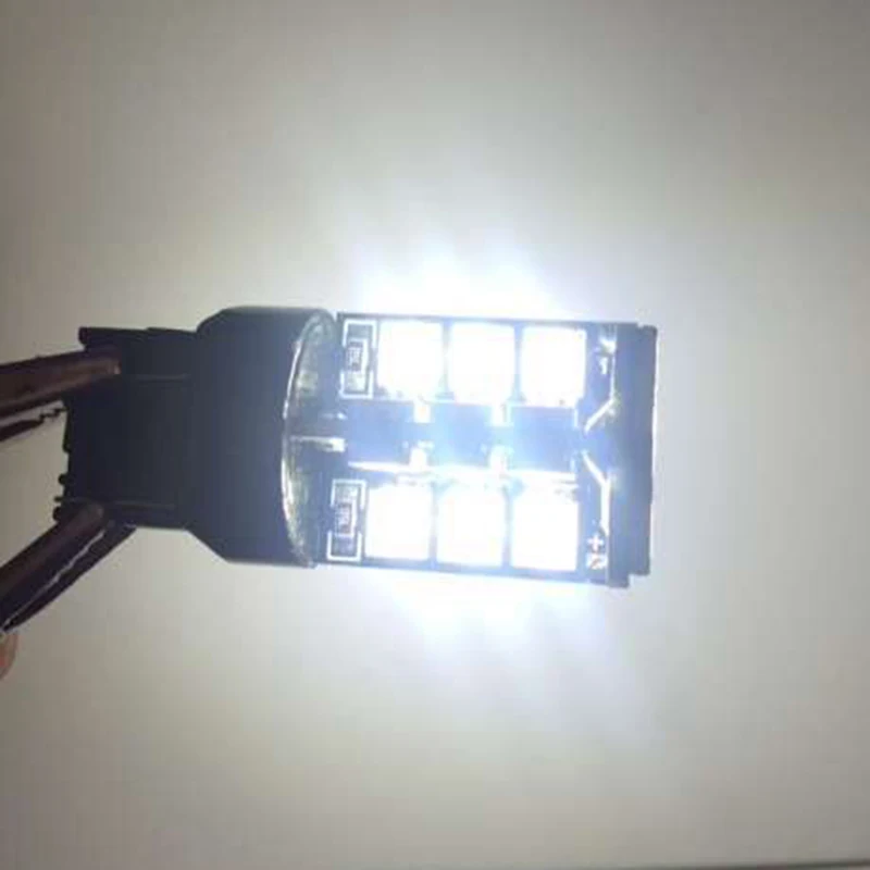 T20 W21/5W 7443 LED Bulbs 27 SMD 5050 Turn Signal Lights Led White Blub DC 12V | Автомобили и мотоциклы