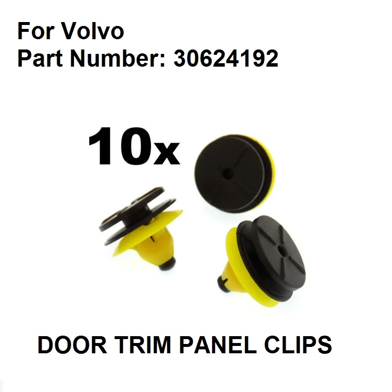 10x пластиковые клипсы для боковой юбки Volvo молдинги и коромысла крышки oe