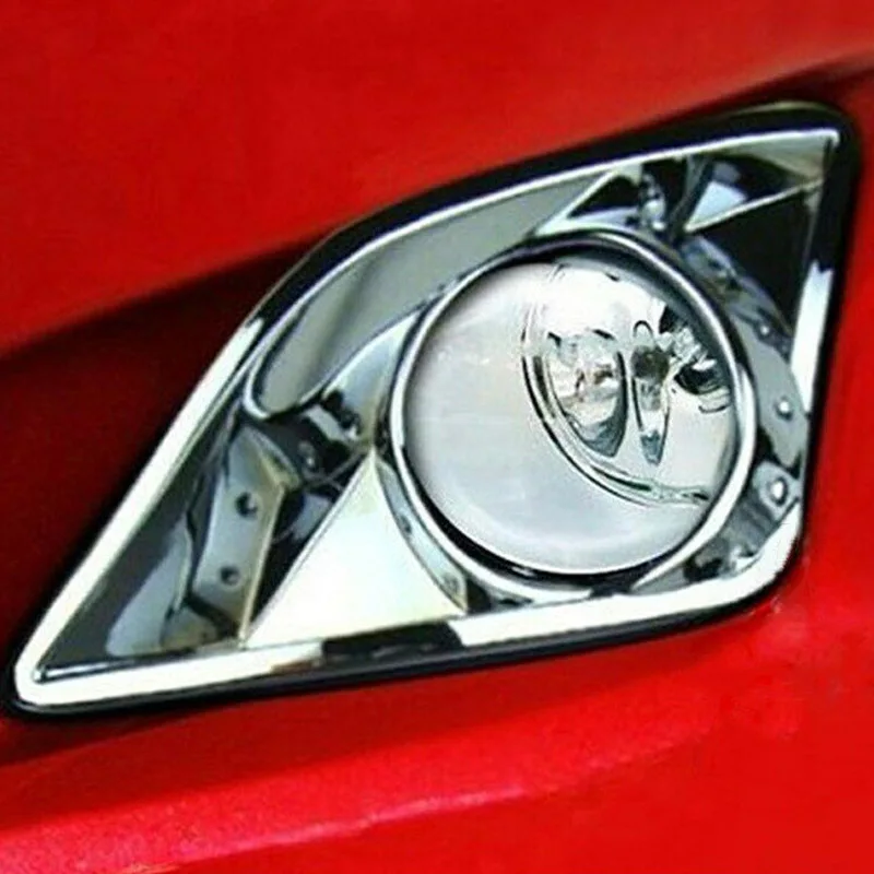Хромированная передняя противотуманная фара рамка Накладка для Toyota Corolla 2009 2010 2011