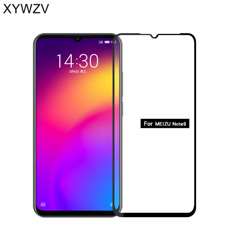 Full Glue Cover Glass For Meizu M9 Note Screen Protector Tempered Phone NOTE Film | Мобильные телефоны и аксессуары