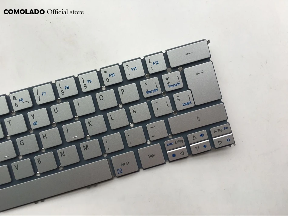 SP испанская клавиатура для Acer Aspire P3 131 171 6408 серебристый без рамки Клавиатура