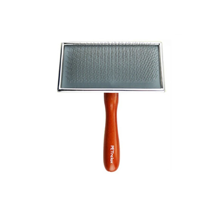 Недорогая расческа для эпиляции собак длинная щетка волос с пластиковой