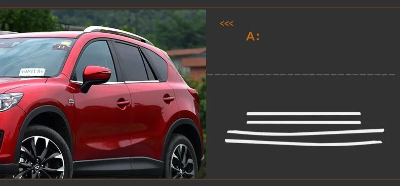 Авто аксессуары подходят для Mazda CX-5 CX5 2012 2013 из Нержавеющей Стали Подоконник рамка Обложка планки 22 шт
