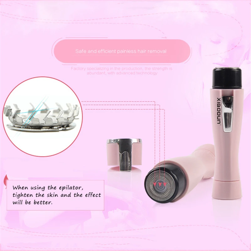 Портативная мини леди персональная бритва электрическая безболезненная для