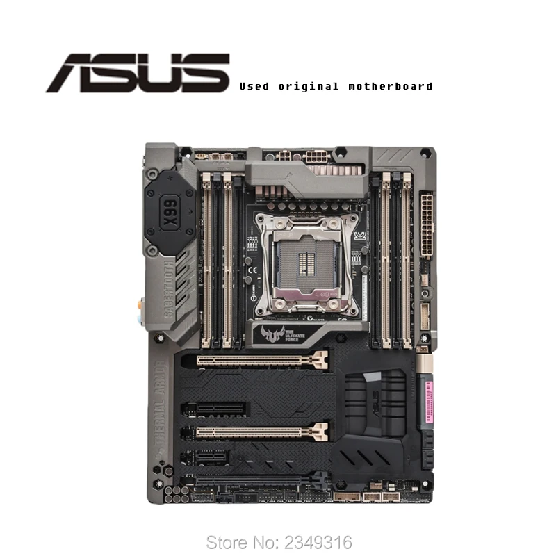 Для ASUS SABERTOOTH X99 используется оригинальная материнская плата Socket LGA 2011-3 V3 DDR4 X99 настольная материнская плата
