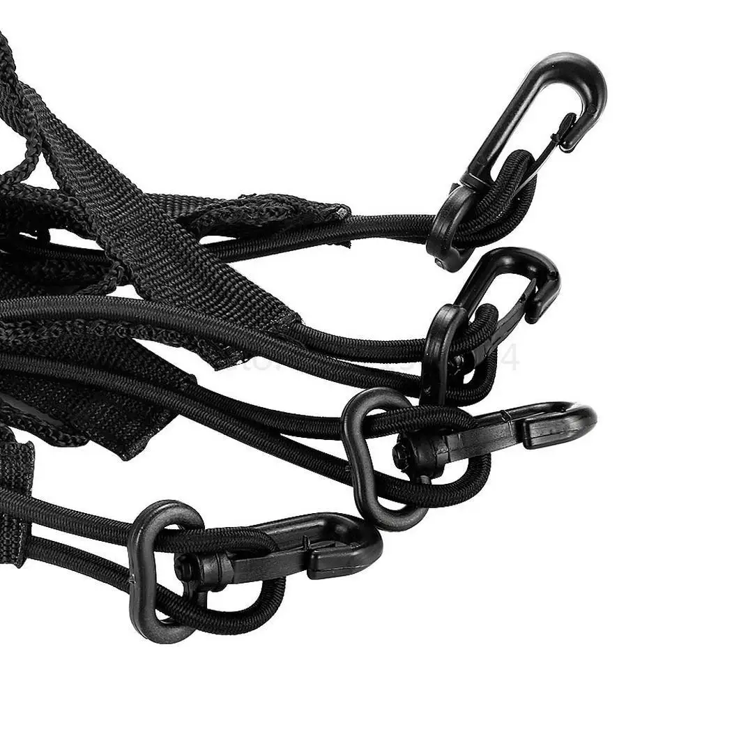 Универсальный Эластичный Автомобильный багажник багажная сеть с фиксаторами