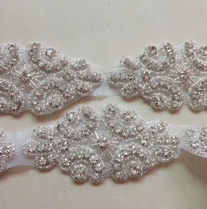 Украшение из страз аппликация ручной пуговица-кристалл с плоским основанием для свадебного платья аксессуары для волос для девочек