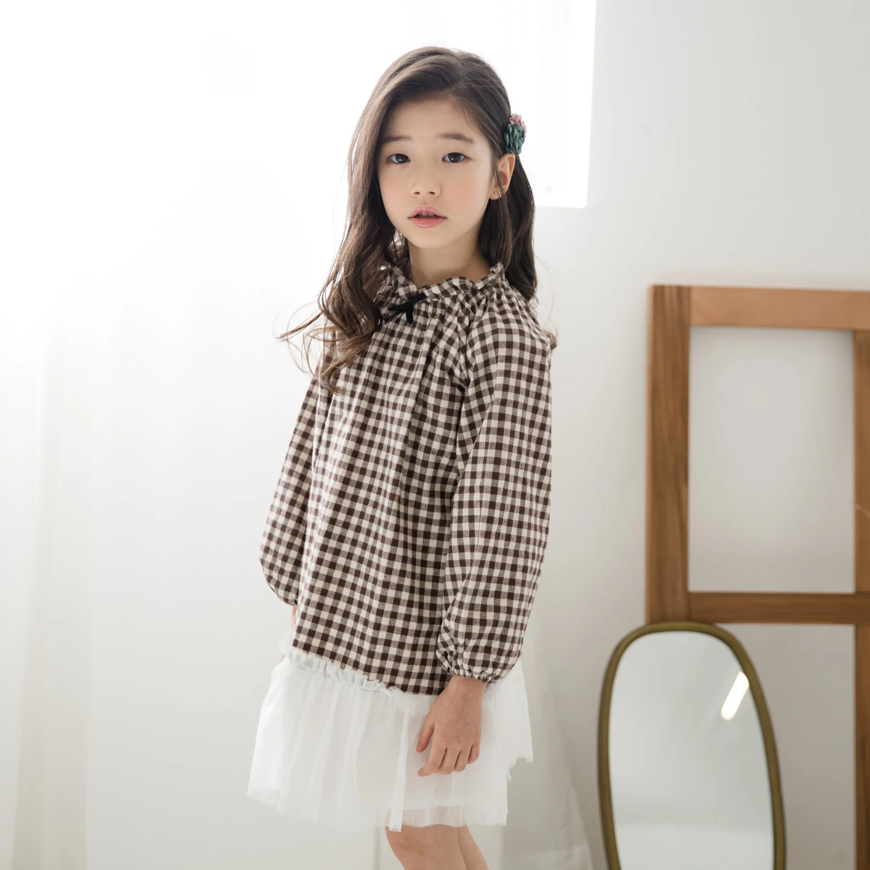 Autumn Girls Dress Teens Cotton Plaid Dresses Lace Patchwork Tulle Party Frocks Teenager Princess Vestidos For 4 6 8 10 12 14 Y | Детская