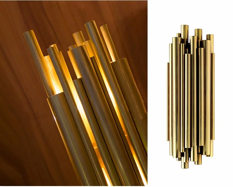 

Modern luxury European Gold Aluminum Design brubeck LED Wall Scone Lamp decoration for bedroom Hotel Bedside Light iluminacion