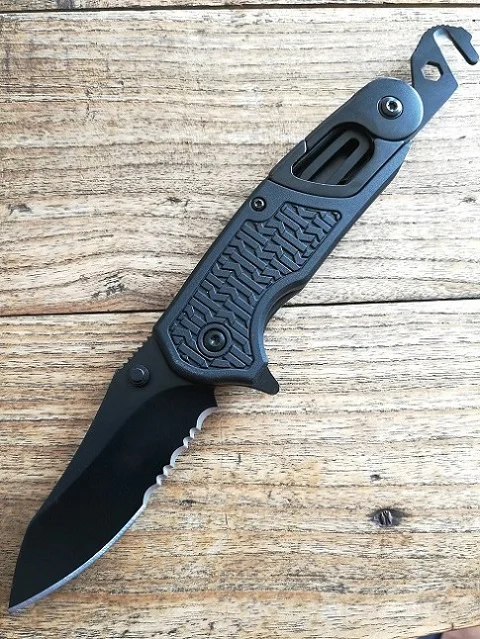 Черный DX-Grady Fung производитель OEM Kershaw 8200RD Funxion открытый DIY SpeedSafe складной нож ручной инструмент - Цвет: Черный