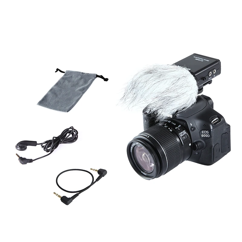 BY SM80 стерео видео конденсаторный микрофон для Canon Nikon Sony DSLR камера видеокамера с