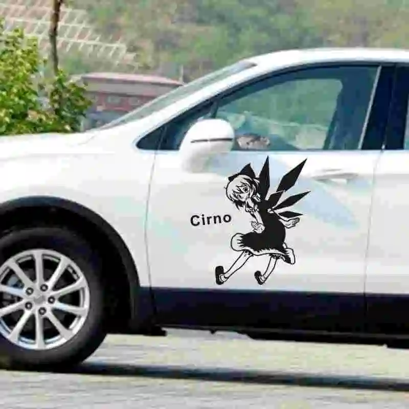 Черно Touhou проект стикер на стену аниме автомобиль наклейка виниловая s Декор
