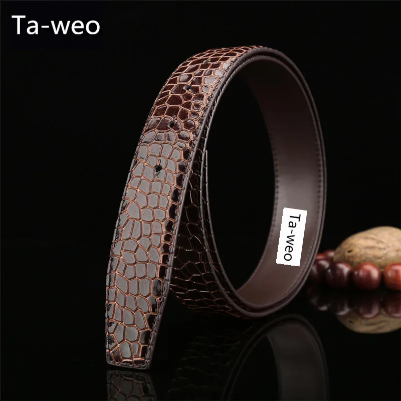 Ремень мужской из натуральной кожи под крокодиловую кожу 2016 | Аксессуары для