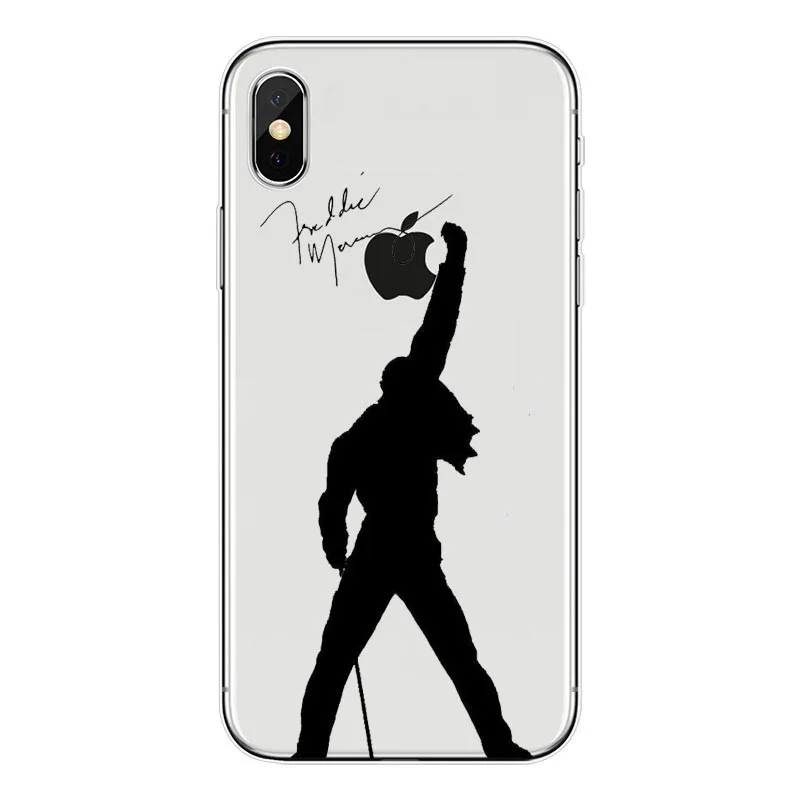 Силиконовый чехол Freddie Mercury Rainha для Apple iPhone 6 7 8 11 12Pro Mini Max X Plus | Мобильные телефоны и