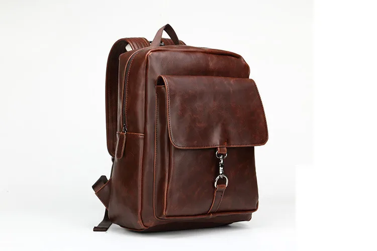 Школьные сумки хорошего качества Mochila из искусственной кожи, мужской рюкзак, мужские дорожные сумки, Большой Вместительный рюкзак Bolsa On sales-LI-455