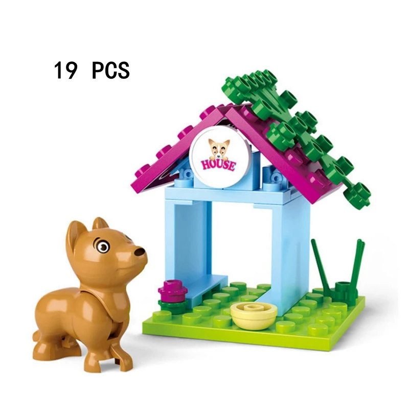 Креативный почтовый офис/ПЭТ/скутер/АЗС набор модель совместима с Legoings