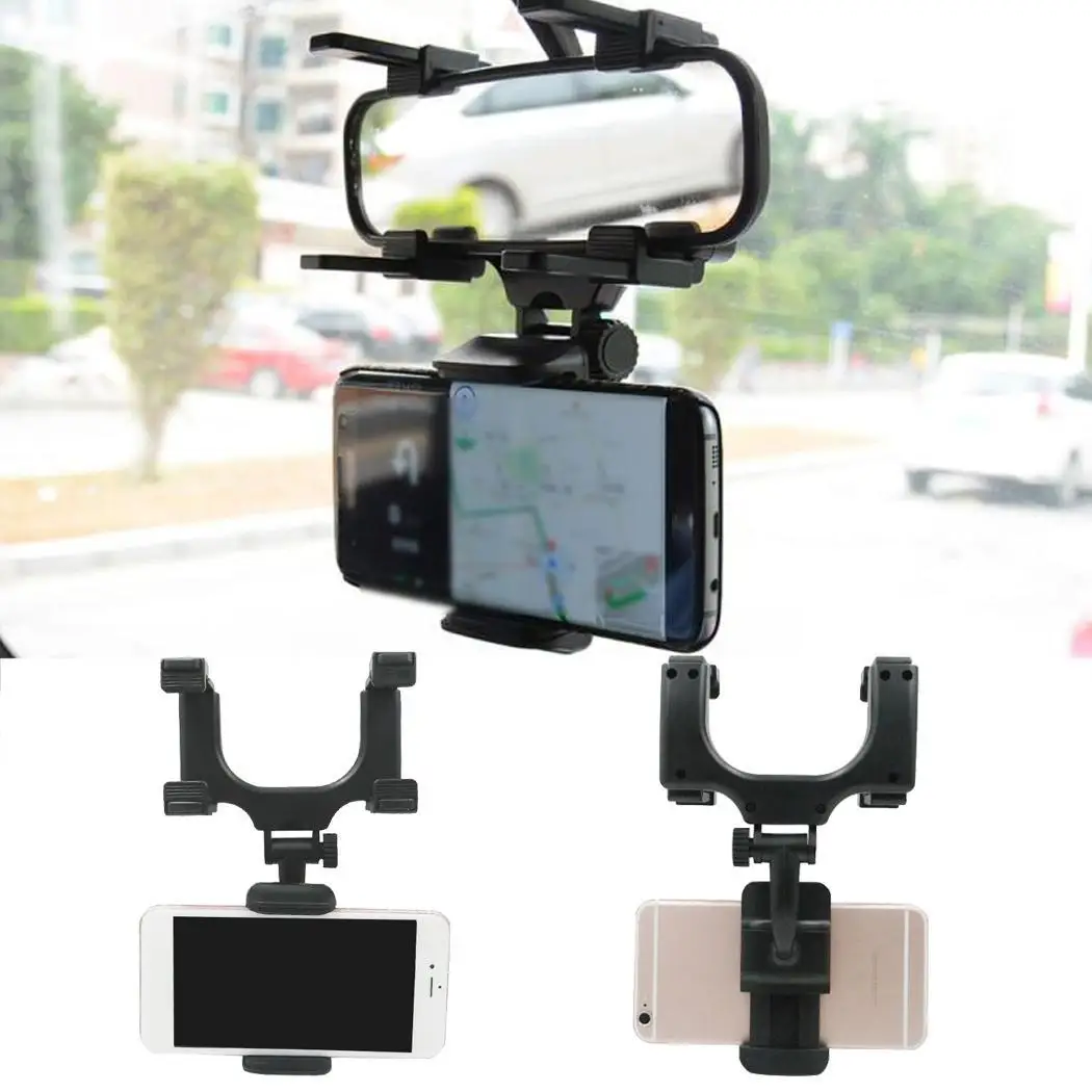 Общее Автомобильное зеркало заднего вида крепление Стенд чехол для телефона